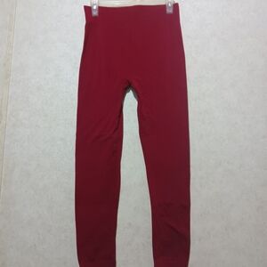 Red Winter Leggings